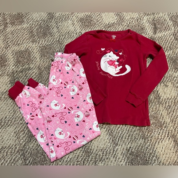 Gymboree Other - Girls 8 Youth Gymboree Cat Pajama Set